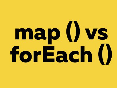 4 основных различия между forEach () и map ()
