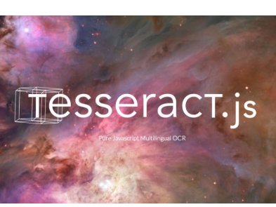 Tesseract.js: витягаємо текст з картинок за допомогою JavaScript