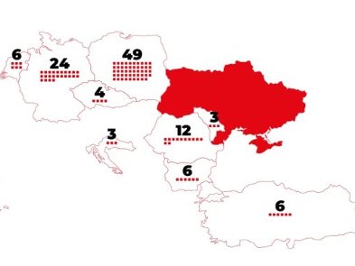 Куди відбувається релокейт ІТ-компаній з України – інфографіка