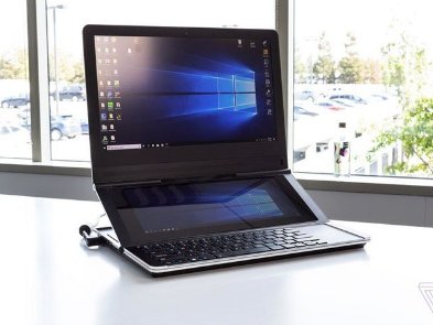 Intel показала игровой ноутбук Honeycomb Glacier с двумя экранами