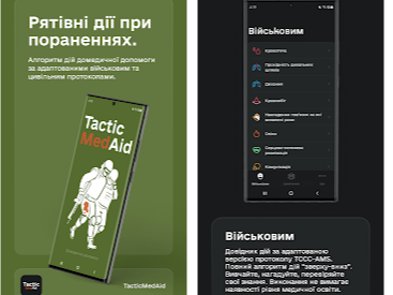 В Україні з'явився застосунок про надання першої домедичної допомоги, що може працювати без інтернету