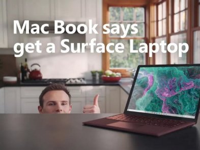 Microsoft потроллила MacBook в своем ролике