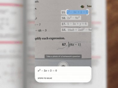 Новый фильтр Google Lens поможет студентам с уравнениями по математике