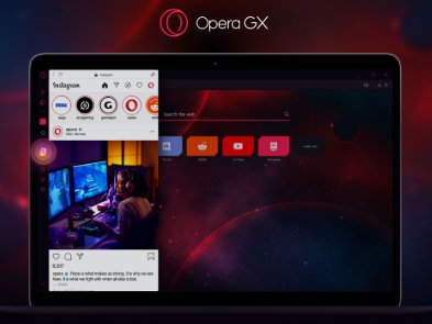 Первый в мире браузер для геймеров Opera GX получил встроенную  поддержку Instagram и ряд других уникальных функций