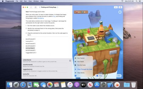 Бесплатное iOS-приложение Swift Playgrounds для изучения программирования стало доступно для платформы Mac