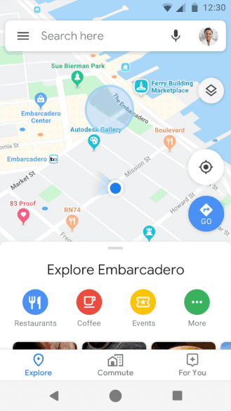  режим инкогнито для Google Maps