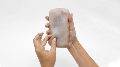 Британские исследователи под руководством французского инженера разработали «умный» чехол для смартфона из искусственной человеческой кожи