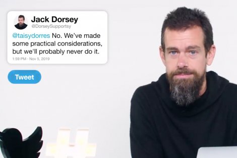 Глава Twitter Джек Дорси о кнопке редактирования твитов: «Вряд ли мы ее когда-нибудь добавим»