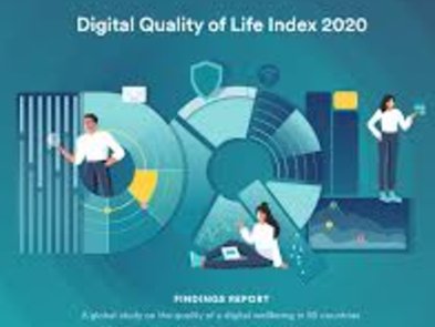 Украина на 65 месте из 85 в рейтинге Цифрового качества жизни